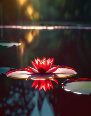  The Crimson Lotus Pond: Un Esplorazione Cromatica dell'Anima